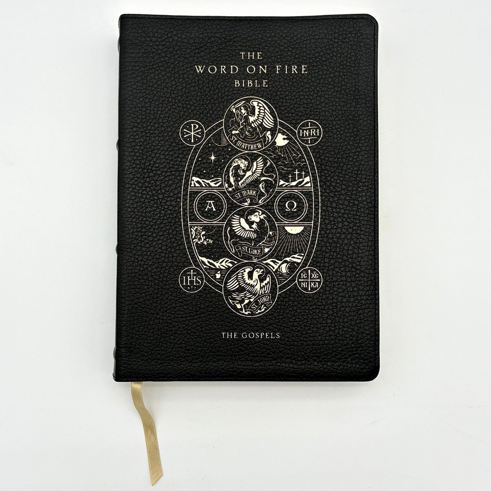 The Word on Fire Bible The Gospels Volume 1 Robert Barron Black Leather